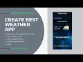 Create best weather application part 1 - Android Studio Tutorial