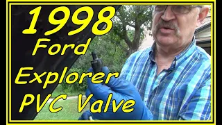 How to change out PCV valve on 1998 Ford Explorer check engine light Tip on 4 0 SOHC motor