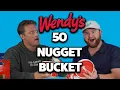 Wendy s 50 Nugget Bucket Food Challenges by DeliverThat