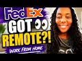 Work from Home Jobs Hiring Now FedEx Remote Job Opportunity Remote Jobs Paid Training