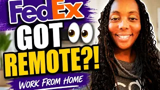 Work from Home Jobs Hiring Now FedEx Remote Job Opportunity Remote Jobs Paid Training