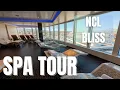 NCL Bliss Mandara Spa Full Tour And Review