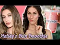 i tried recreating Hailey Bieber s 17 Skincare Smoothie and it was a DISASTER
