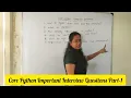 Core Python Important Questions Important Questions Full stack Python magneqsoftware6896