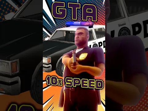 GTA at 10x Speed