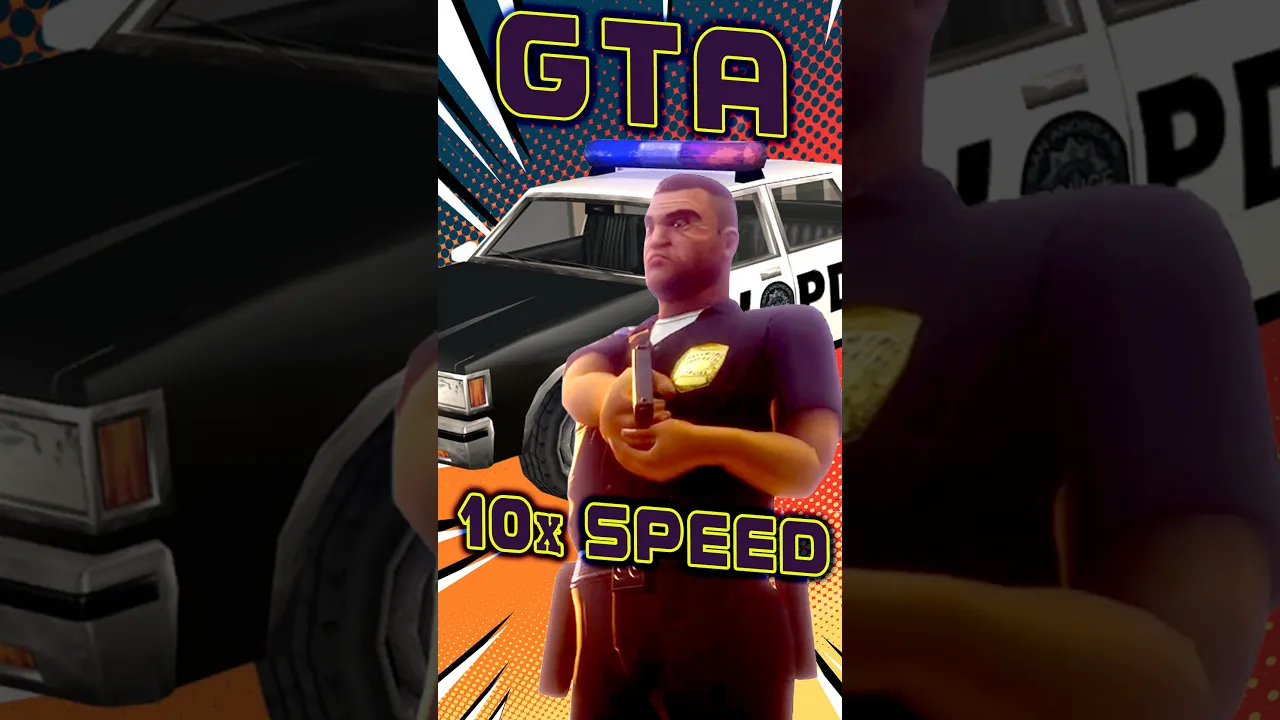 GTA at 10x Speed