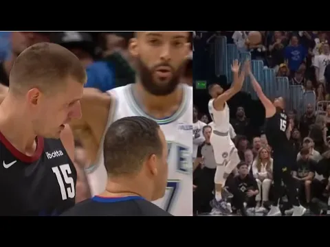 Download MP3 RUDY GOBERT STOLE NIKOLA JOKIC OWN MOVE AGAINST HIM \u0026 REMINDS HIM AFTER INSANE FADEAWAY!