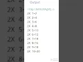 C program to print Multiplication table using while loop