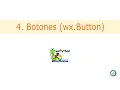 Curso wxPython - 4 Botones wx Button
