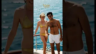 Lady Diana Rare Sexy Yacht Moments In Black Bikini Royal Love Shorts 