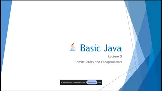 L-05 Constructors and Encapsulation Bangla Java Tutorial
