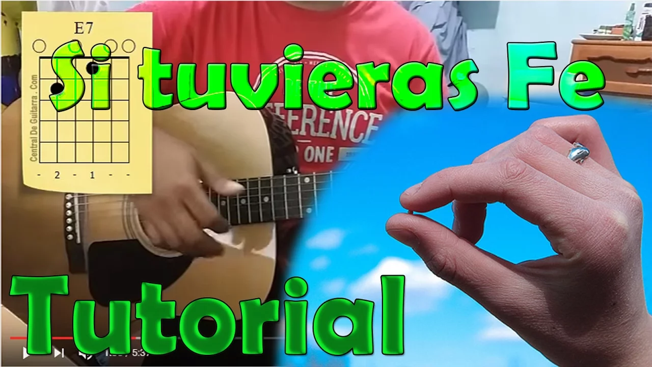 Si tuvieras Fe como un grano de mostaza tutorial con guitarra | Curso para guitarra