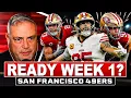 49ers Week 1 Concerns Bosa s Knee Kittle s Rehab CMC Hold-In