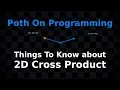 2D Cross Product - The Equation And Example