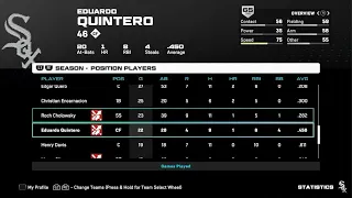 Spring Training Stats