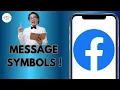 What the Symbols Next to Messages Mean on Facebook Messenger 2025 Guide
