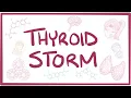 Thyroid storm - causes symptoms diagnosis treatment pathology