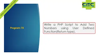 PHP Add Two Numbers Using UDF Return Type Tutorials