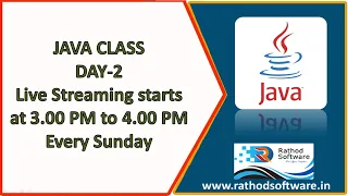 Free Java Weekly Class Mastering Java Live DAY-2