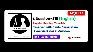 Resolver with Route Parameter Example in Angular Angular tutorial in English Session-219