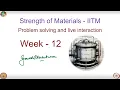Strength of Materials - Live Session Week 12 2024
