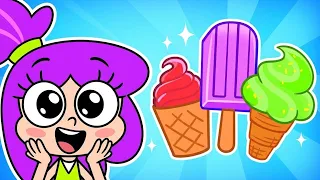 Which Ice Cream Flavour Is The Best? | Viv and Denny Stories Ice Cream Cartoons