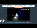 Two officers assaulted before releasing K9 Chief on attackers
