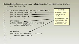 MEMBUAT INTERFACE PADA JAVA DENGAN KONSEP BERORIENTASI OBJEK tips