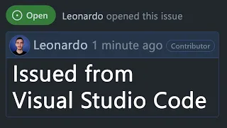 GitHub Issues on Visual Studio Code