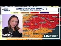 Charlotte weekend snow forecast bitter cold Brittany Van Voorhees update 26