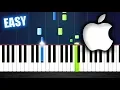 Download Lagu Iphone Ringtone - EASY Piano Tutorial by PlutaX