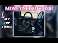 MOST USED BAGS OF 2026 THESE ARE SO GOOD