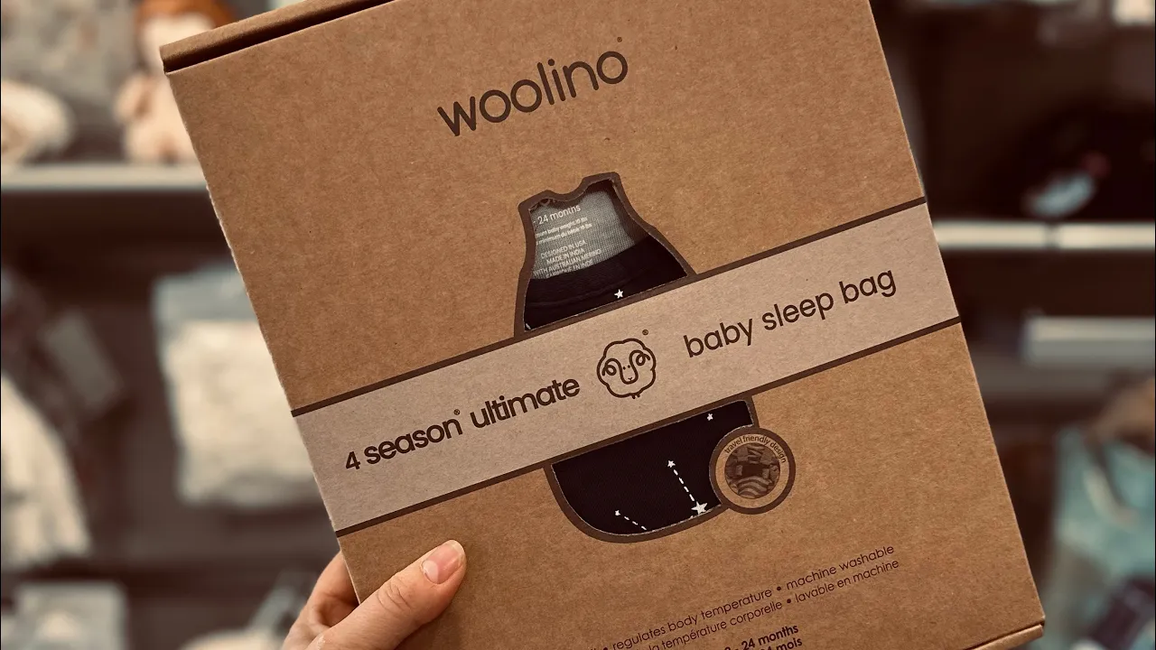 Woolino 4 Season Ultimate Merino Wool Baby Sleep Bag - Sage