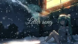 Download (Lagu sedih paling nyentuh hati) Letter song - Hatsune miku *Cover Wotamin MP3