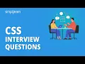 Top CSS Interview Questions CSS Interview Questions And Answers CSS Training Simplilearn