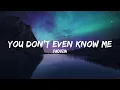 Download Lagu Faouzia - You Don't Even Know Me (Stripped) (Lyrics)