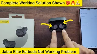 Jabra Elite Left Right Earbud Not Working Reset Solution Shown