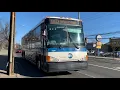 Mariners Harbor Bound 2008 MCI D4500CT 2218 SIM33C Express Bus At Forest Av Grandview Av