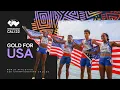Team USA breaks CR for gold in the mixed 4x400m relay | World Athletics U20 Championships Cali 2022