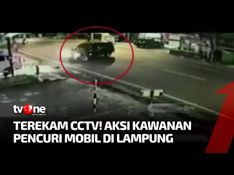 Aksi Kawanan Pencuri Mobil Terekam CCTV, Satu Mobil Berhasil Dibawa Kabur
