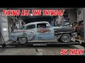 Fixing the fleet never ends 54 Chevy 29 Model A 64 Buick are all in the shop for repair