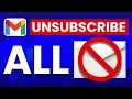 How To Unsubscribe ALL Emails in Gmail FREE - Inbox Zero