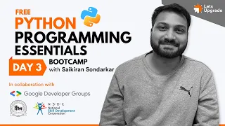 Day 3 Functions File Handling Python Programming Essentials Bootcamp 5 Days