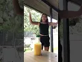 The can exploded the first time so we had to use a empty bottle