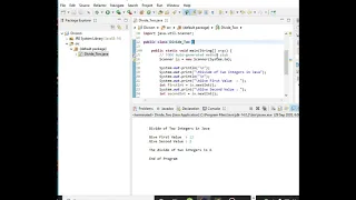 Division of Two Numbers in Java