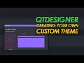 Creating your own themes with Qt-Material PyQt Tutorial QtDesigner