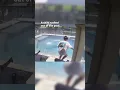 Watch as a tornado whips up in a family pool