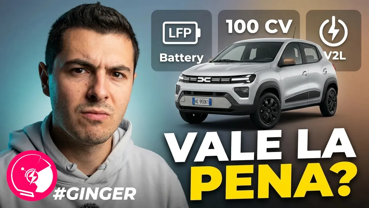 Dacia Spring 100, la cittadina LFP punta su potenza e V2L