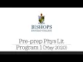 Pre-Prep Physical Literacy Program 1 May 2020