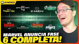 BOMBA! MARVEL ANUNCIA A FASE 6 COMPLETA, COM TRAILERS, DATAS E MAIS!
